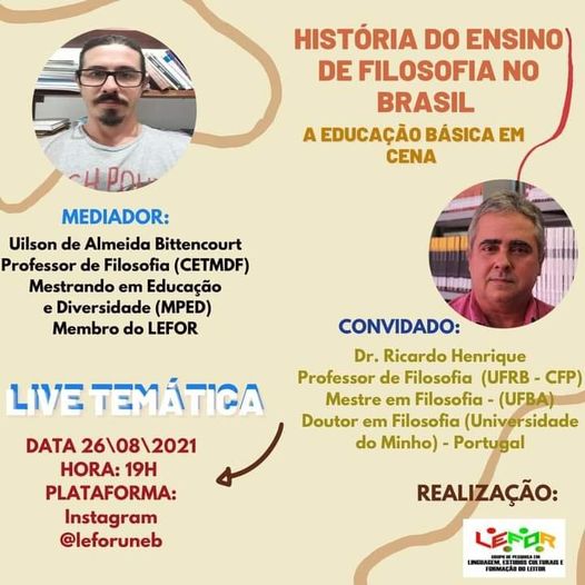 Evento Prof. Ricardo 26 08 2021