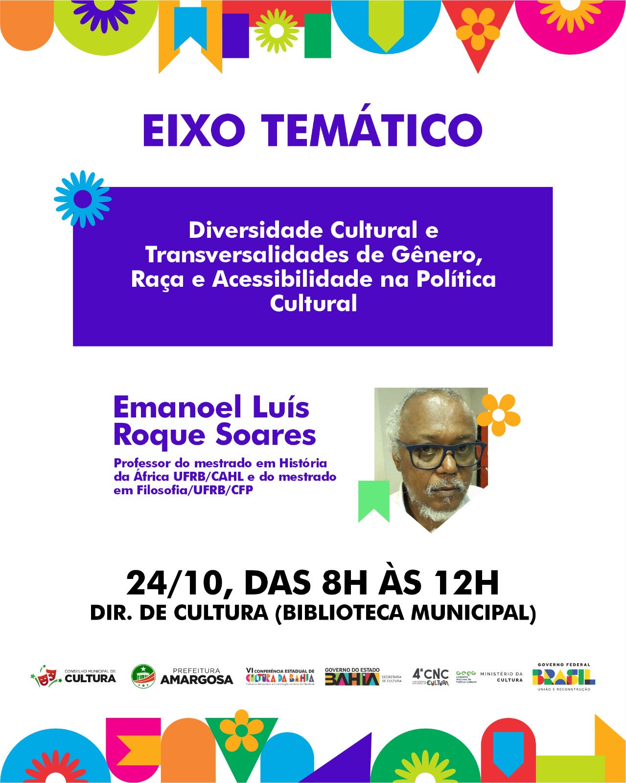 Conferência Prof. Emanoel Amargosa 24 10 2023