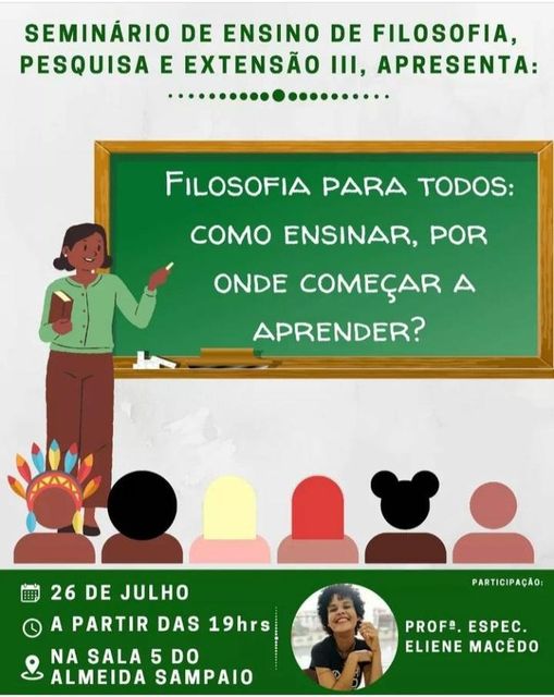 Seminário de ensino de filosofia pesquisa e extensão 26 07 2022