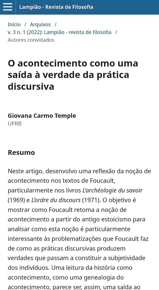 Artigo Profa. Giovana Temple 01 06 2023