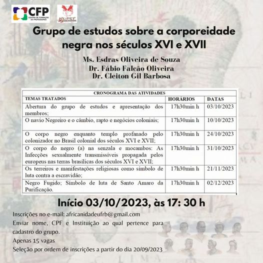 Grupo de estudos Prof. Fábio Esdras e Cleiton