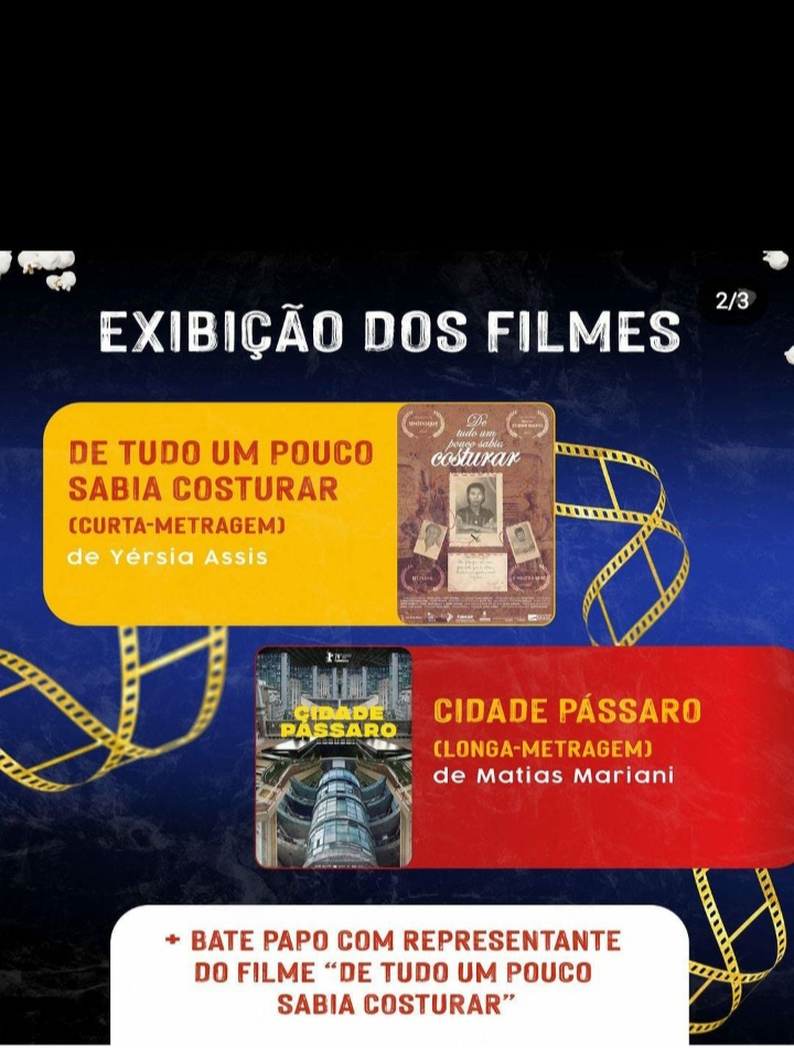 Participação mostra de cinema Prof. Yérsia 30 03 2023