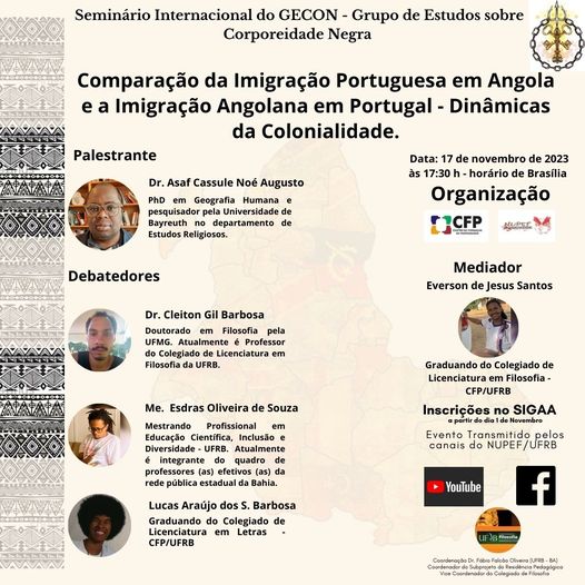 Semináiro Internacional do GECON 17 11 2023