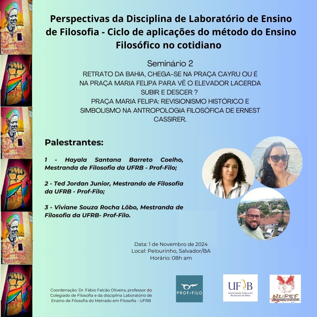 Perspectivas da Disciplina de Laboratório de ensino de Filosofia Seminário 2