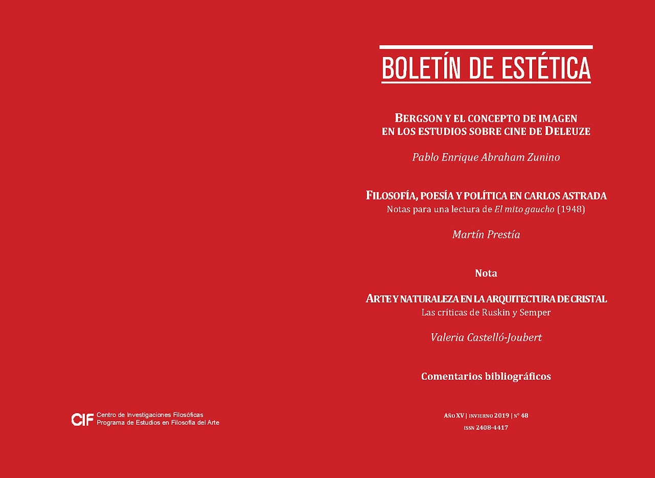 Artigo Prof. Pablo Zunino Resonancias bergsonianas en 2019