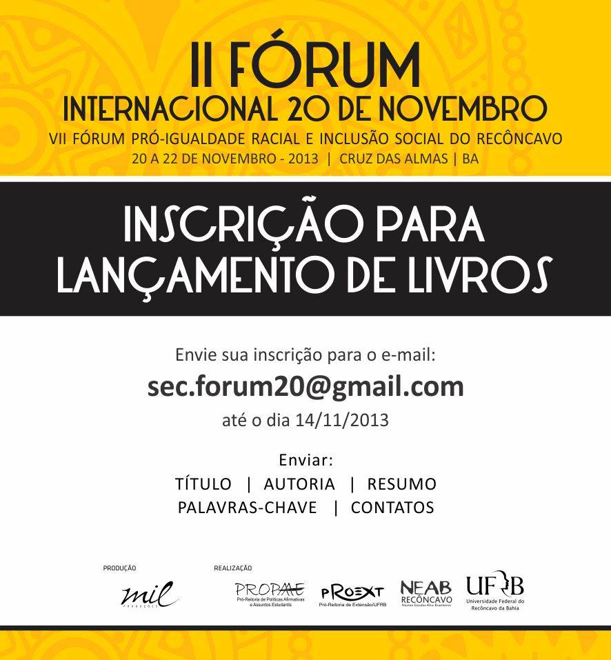 lançamento de livros