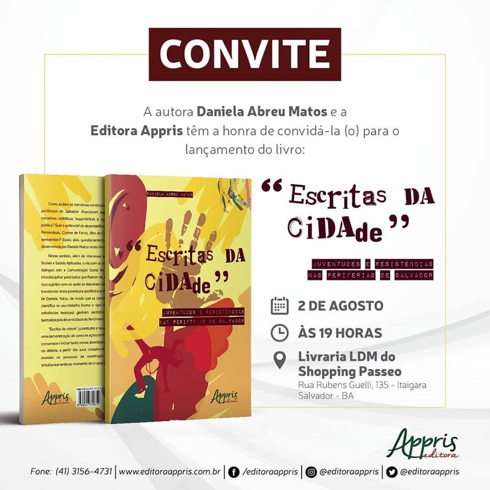 Convite lançamento Daniela