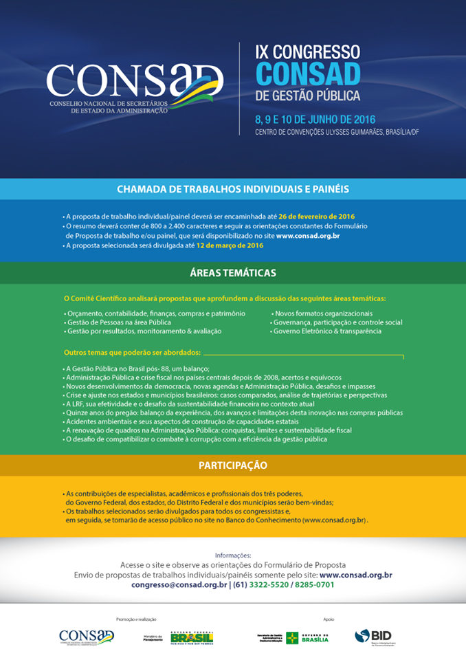 consad2016 chamada