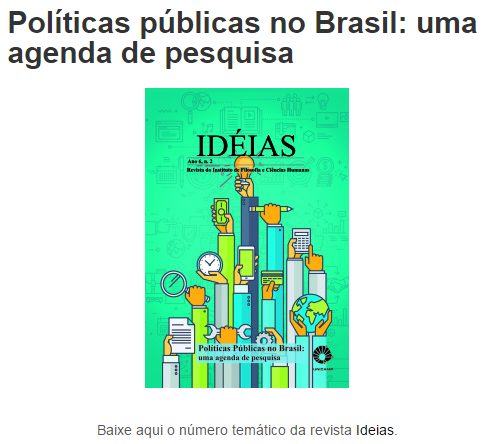 revista agenda publica
