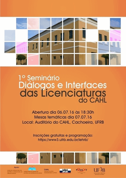 Cartaz divulgação 1º Seminário Licenciaturas Site