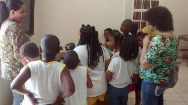 Visita guiada com os alunos do 2º ano da Escola Joaquim de Medeiros