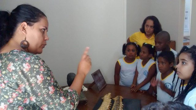 Visita guiada com os alunos do 2º ano da Escola Joaquim de Medeiros