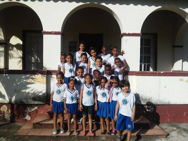 Visita dos alunos da Escola Passo de Anjo, de Cruz das Almas-BA