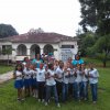 Visita dos alunos da Escola Passo de Anjo, de Cruz das Almas-BA