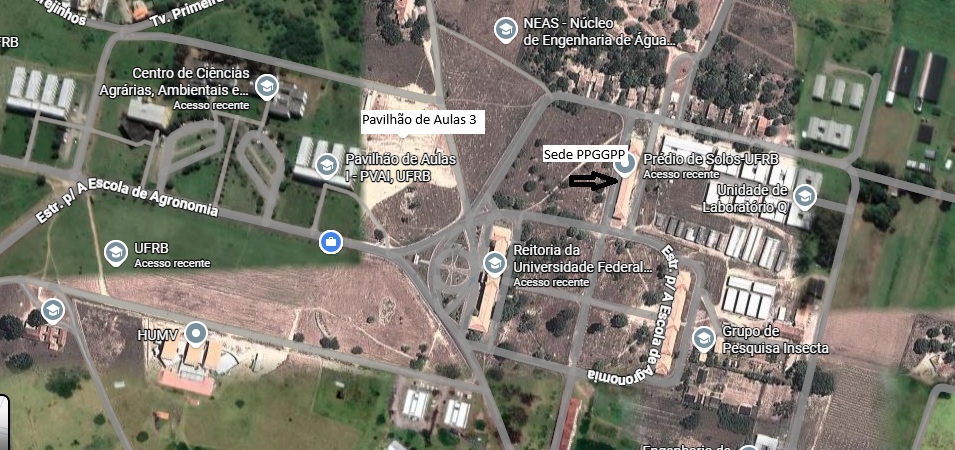 Mapa Campus Cruz das Almas