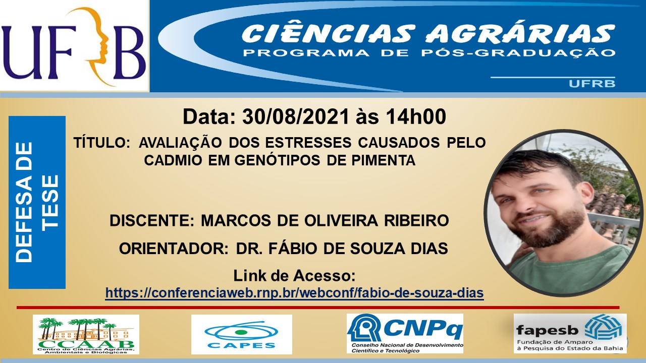 Defesa Marcos Doutorado - PPGCAG UFRB
