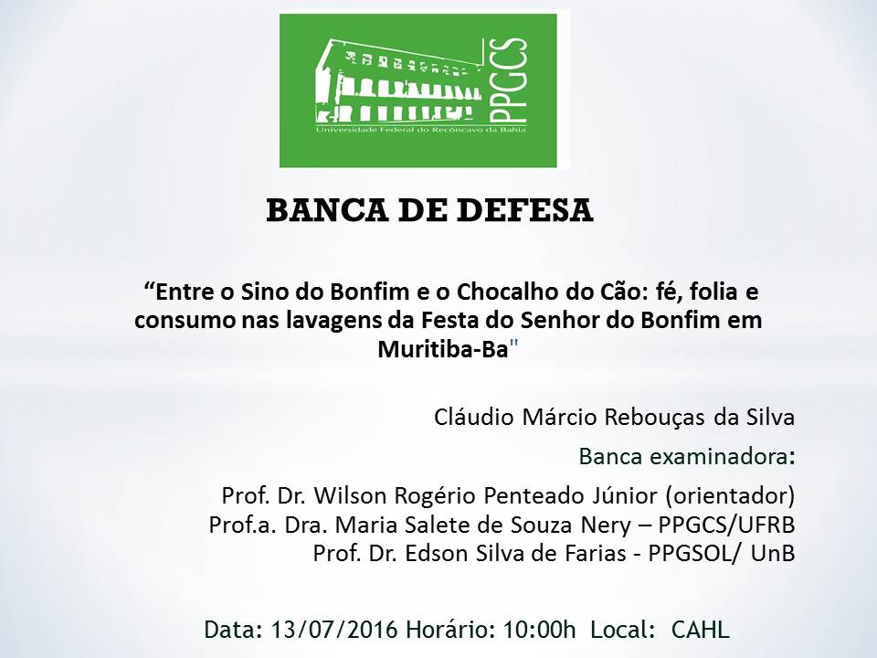 BANCA DE DEFESA - CLAUDIO