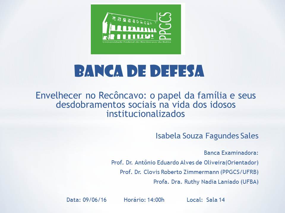 BANCA DE DEFESA ISABELA FAGUNDES