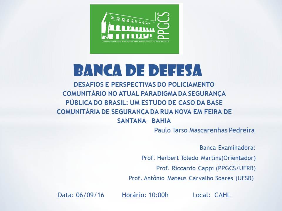 BANCA DE DEFESA PAULO TARSO