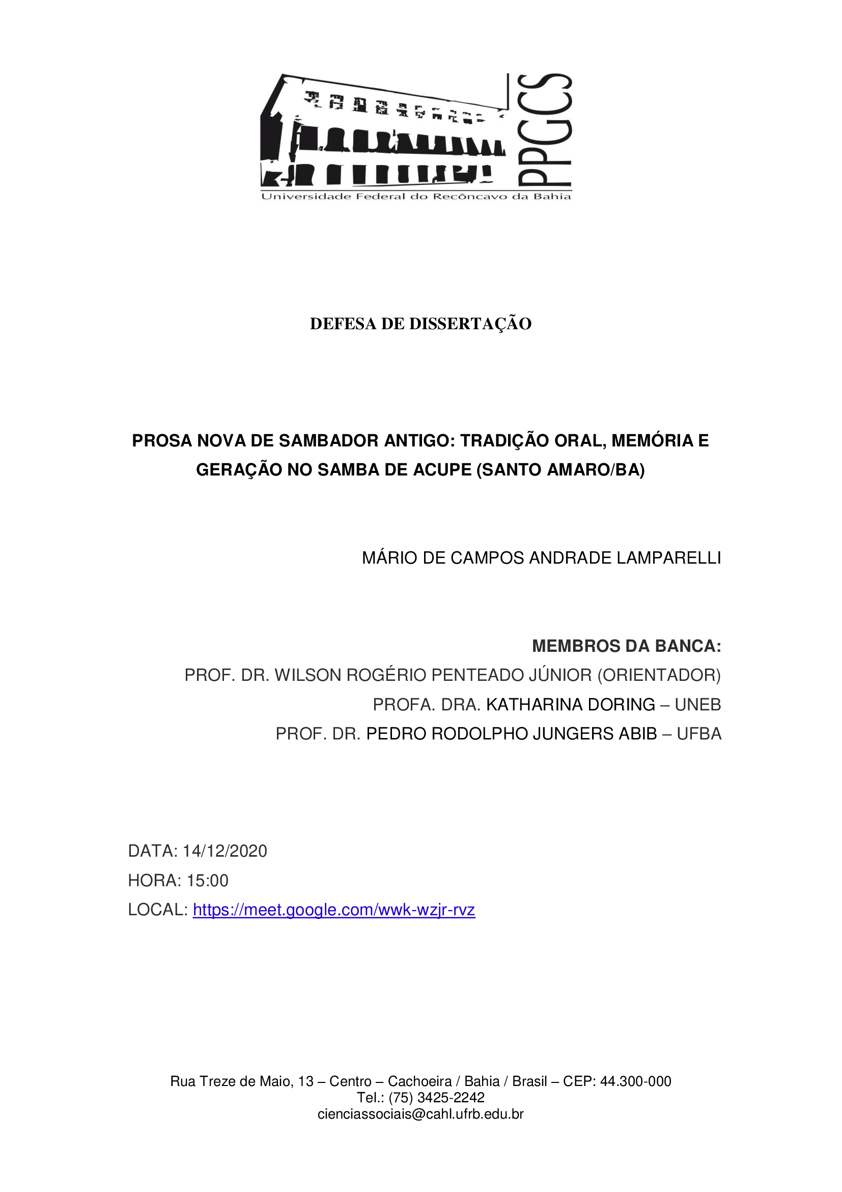 Convite -Mário-de-Campos-Andrade-Lamparelli-