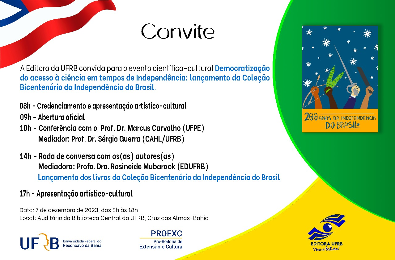 Democratização do acesso à ciência em tempos de Independência: lançamento da Coleção Bicentenário da Independência do Brasil