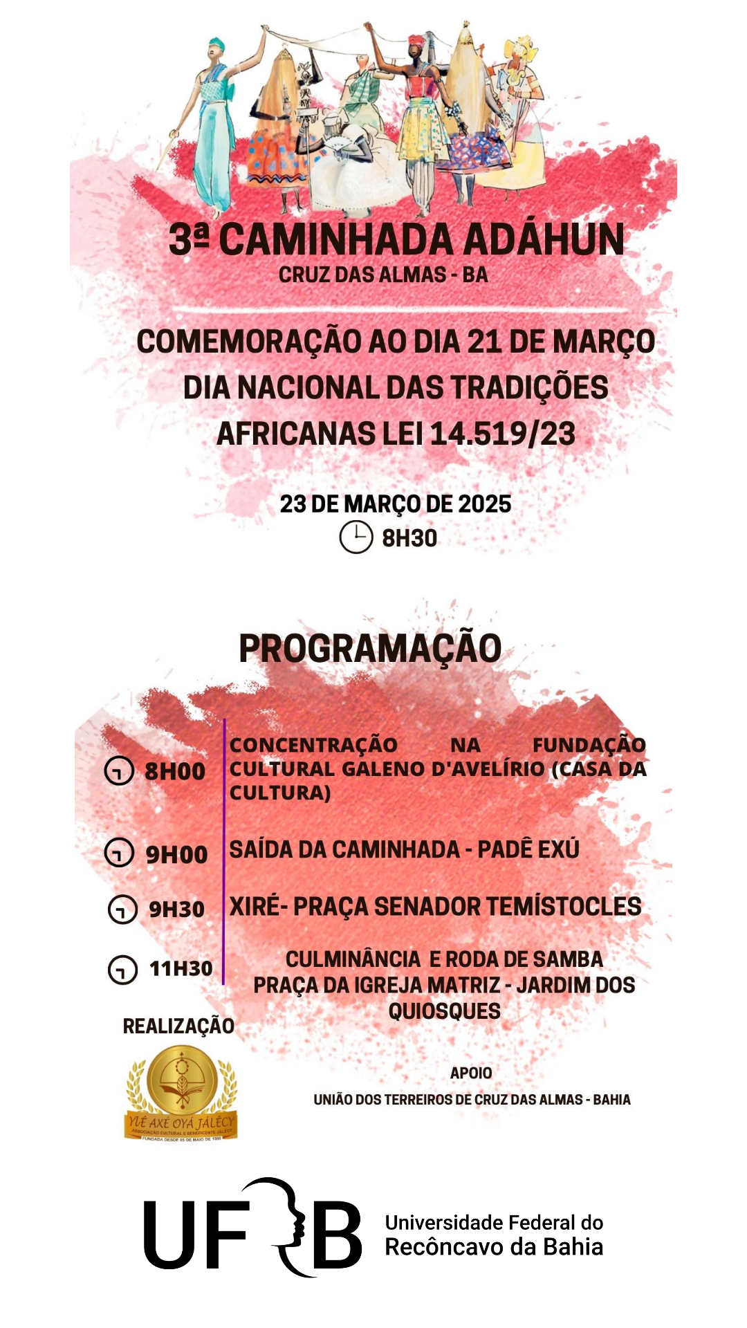 3ª Caminhada Adáhun em Cruz das Almas