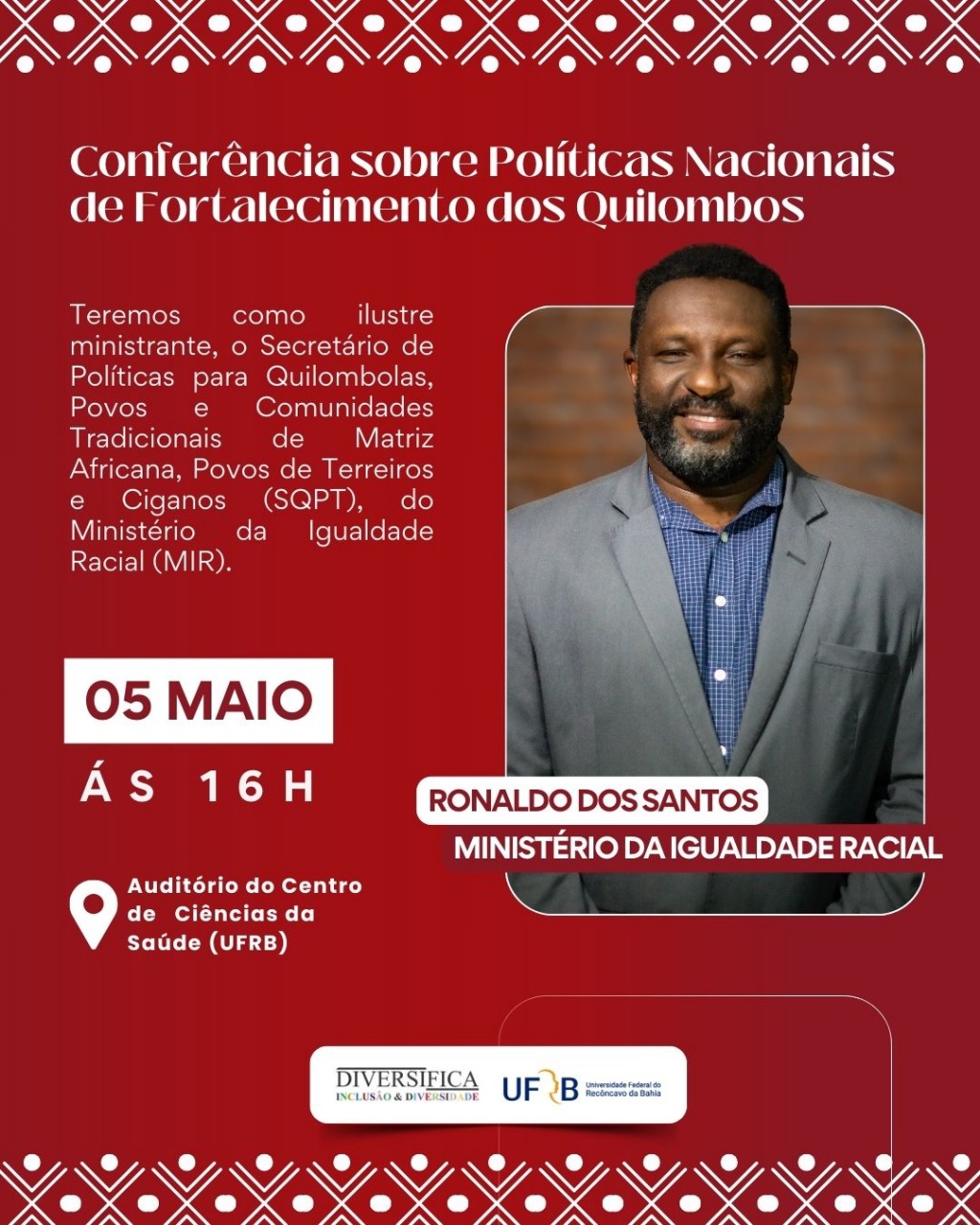 Conferência sobre Políticas Nacionais de Fortalecimento dos Quilombos 