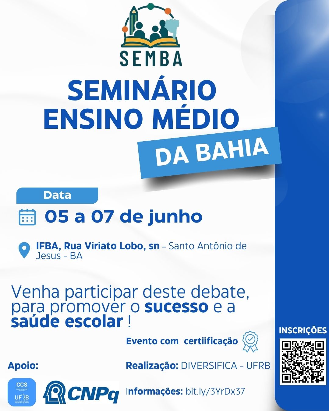Seminário Ensino Médio da Bahia (SEMBA 2025)