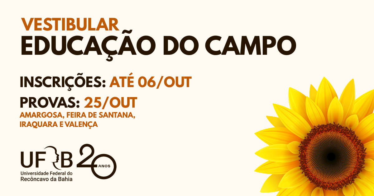 VESTIBULAR - Educação do Campo 2026