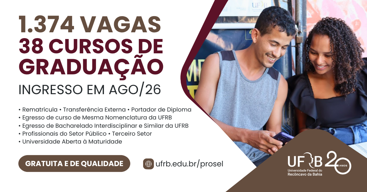 Vagas Ociosas - Rematrícula e Público Externo - 2026.2