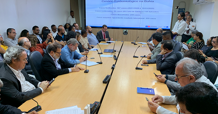 reuniao sesab coronavirus