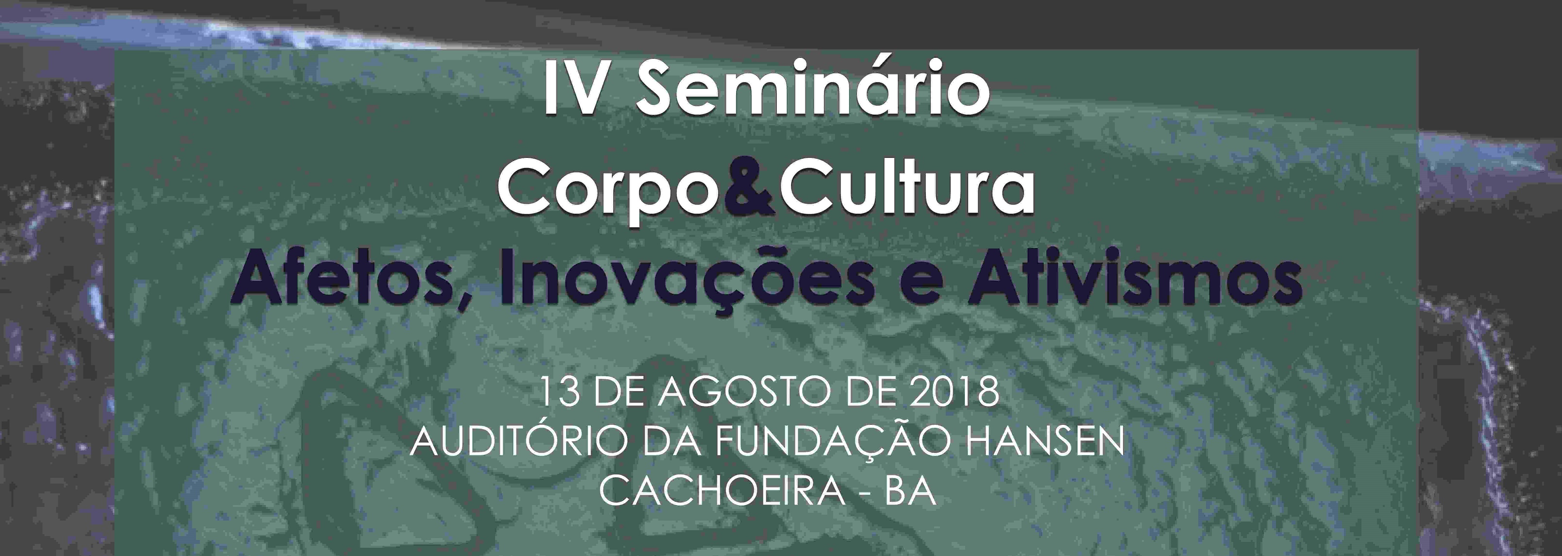 IV seminario corpo e cultura