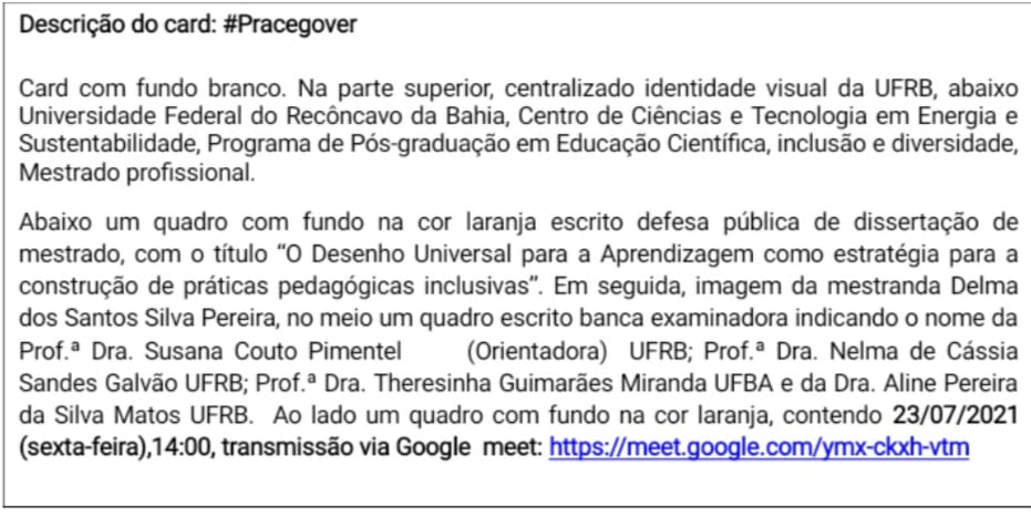 Descrição Card