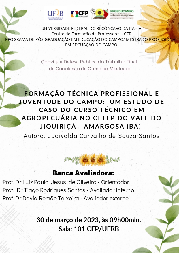 Convite de Apresentação do Relatório Final do Mestrado corrigido page 0001