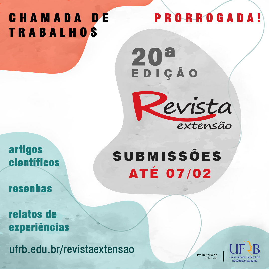 Chamada 20Edicao insta PRORROGADA