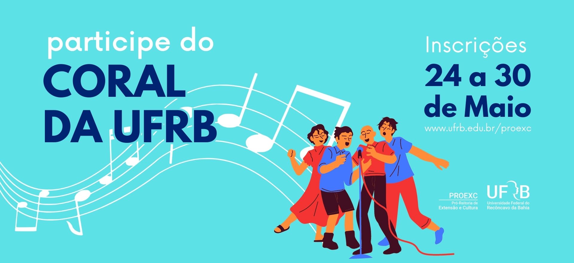 Coral da UFRB inscreve servidores/as, estudantes e comunidade externa