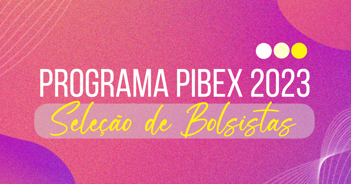 pibex 2023 bolsistas