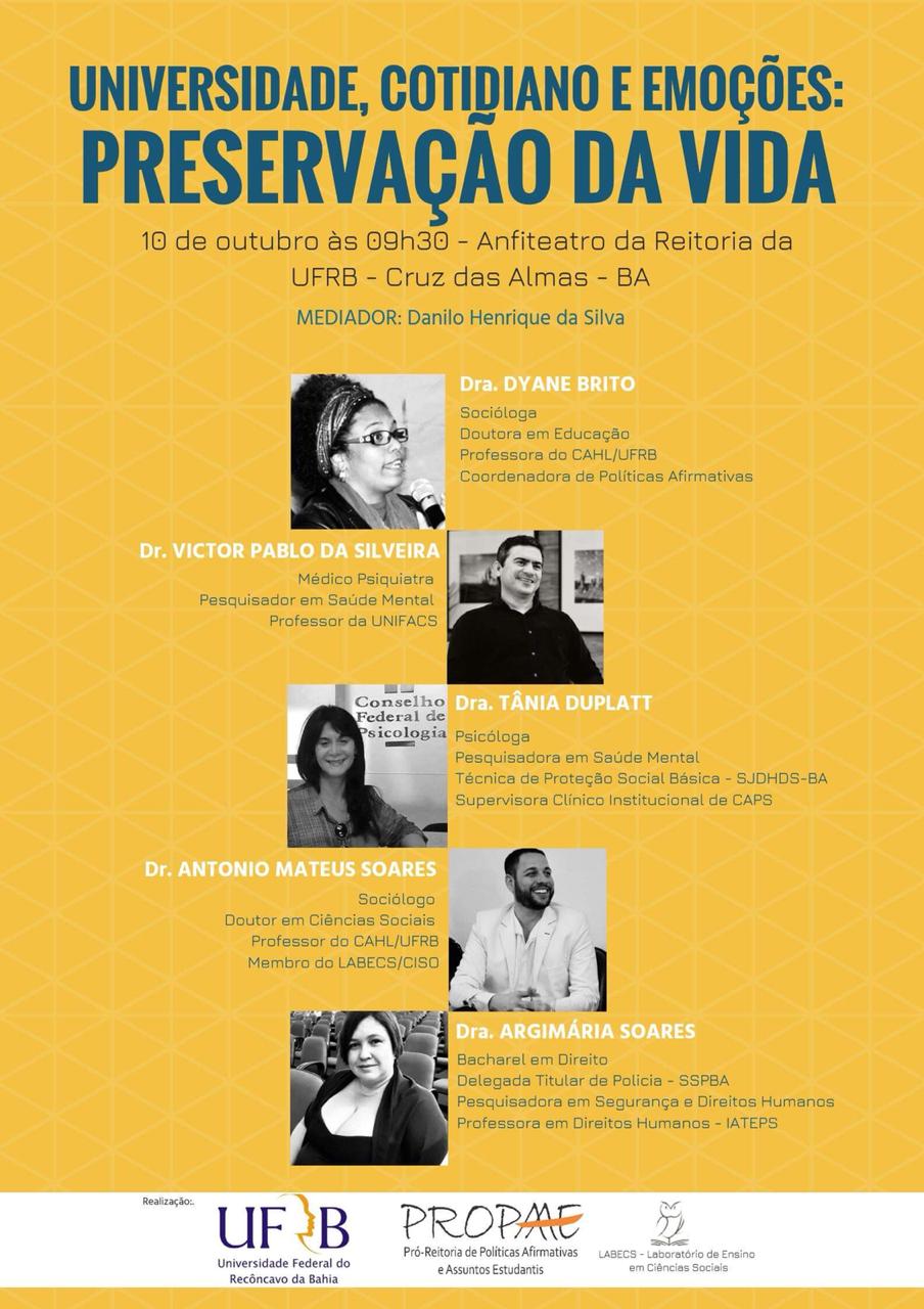 Evento Universidade cotidiano e emoções