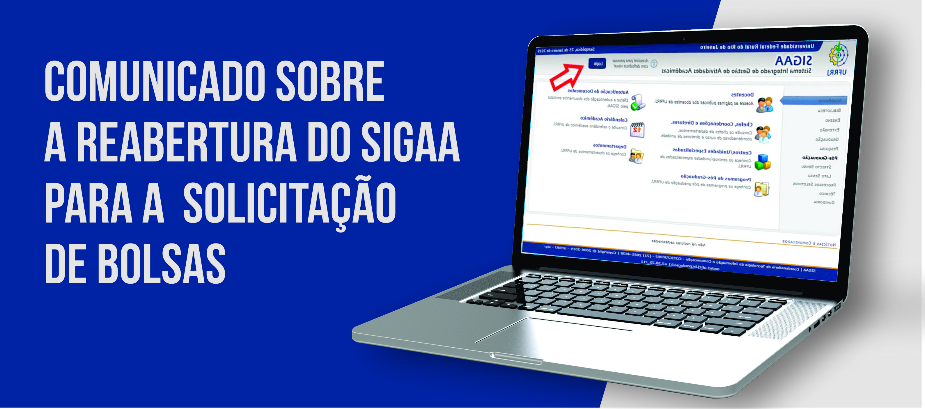 slide modelo comunicado sigaa